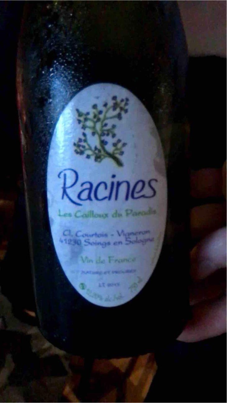 Racines Blanc - Les Cailloux du Paradis - Claude & Etienne Courtois 