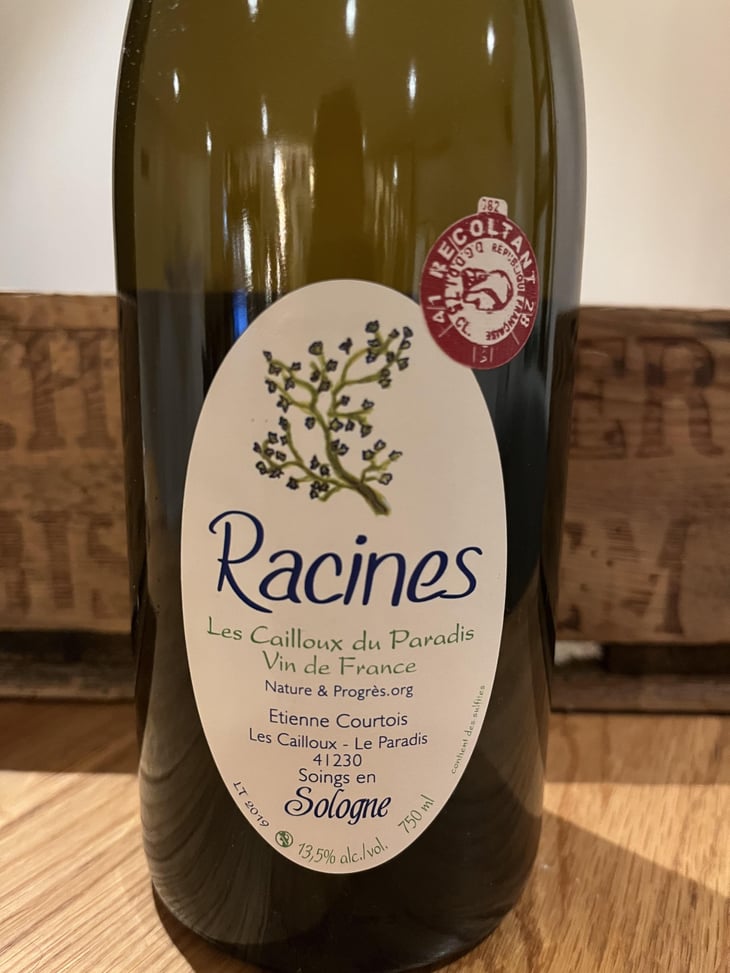 Racines Blanc - Les Cailloux du Paradis - Claude & Etienne Courtois 