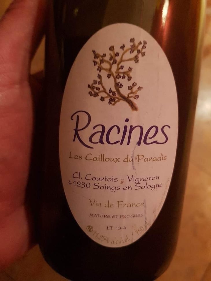 Racines Blanc - Les Cailloux du Paradis - Claude & Etienne Courtois 