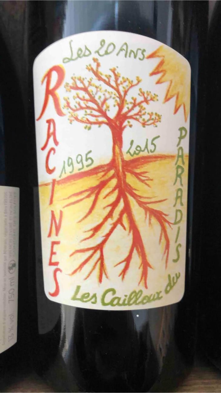 Racines (rouge) - Les Cailloux du Paradis - Claude & Etienne Courtois 