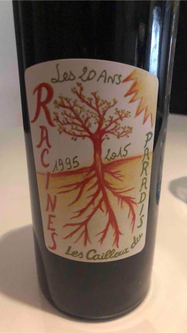 Racines (rouge) - Les Cailloux du Paradis - Claude & Etienne Courtois 
