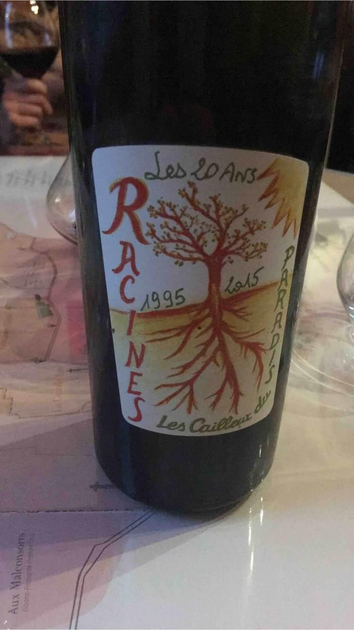 Racines (rouge) - Les Cailloux du Paradis - Claude & Etienne Courtois 