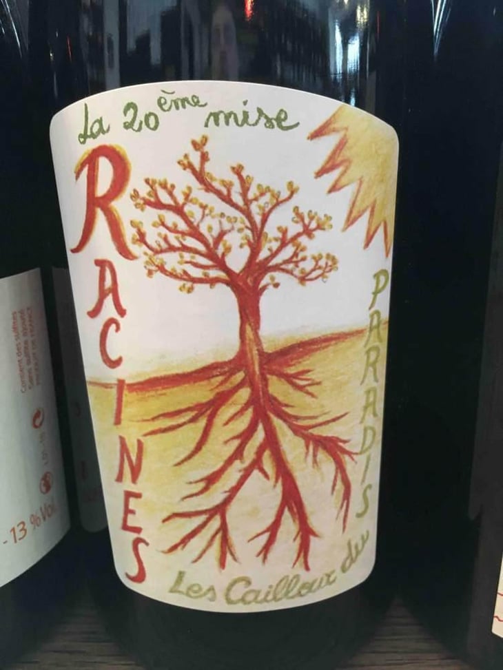 Racines (rouge) - Les Cailloux du Paradis - Claude & Etienne Courtois 