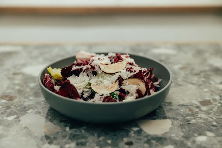 Radicchio, Mushrooms, Parmesan And Walnut Oil - ita Madrid - 796693