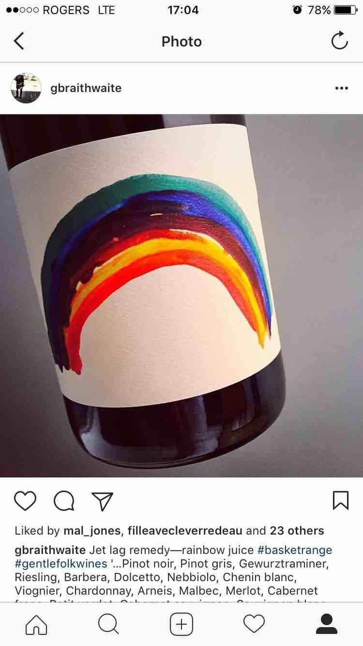 Rainbow Juice - Gentle Folk Wines - Gareth & Rainbo Belton 