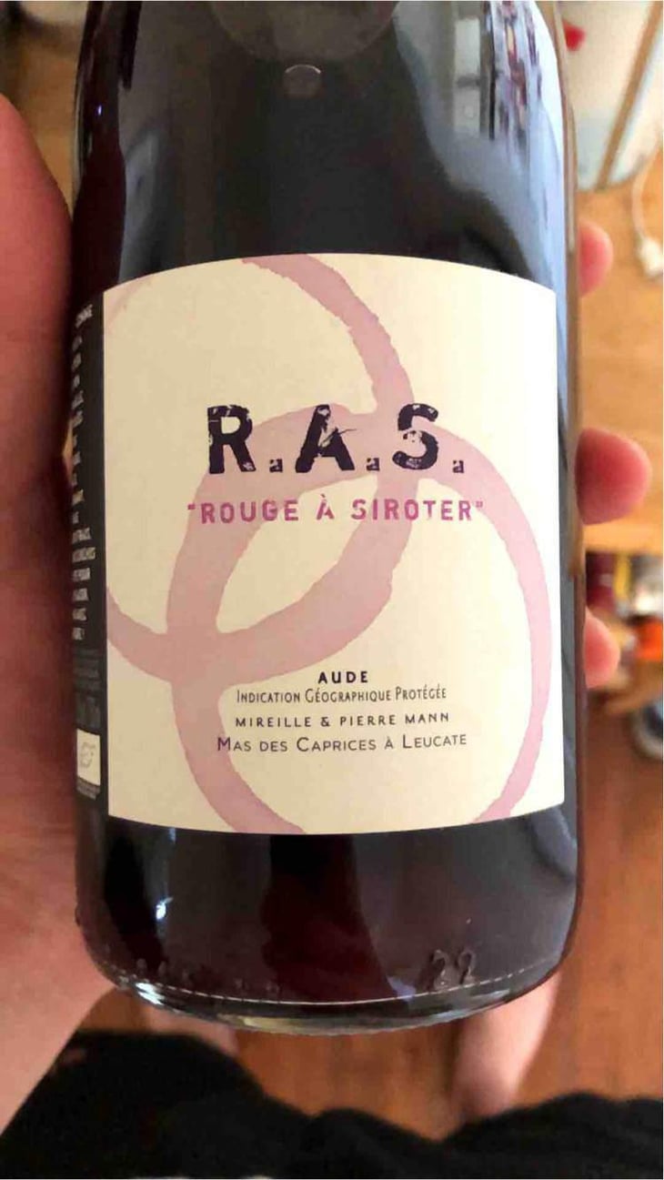 R.A.S. Rouge à Siroter - Mas des Caprices - Mireille & Pierre Mann 