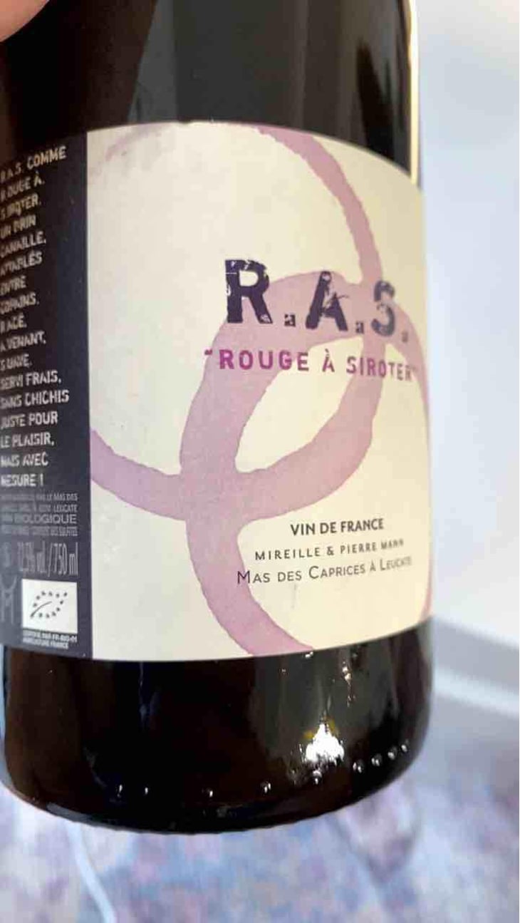 R.A.S. Rouge à Siroter - Mas des Caprices - Mireille & Pierre Mann 
