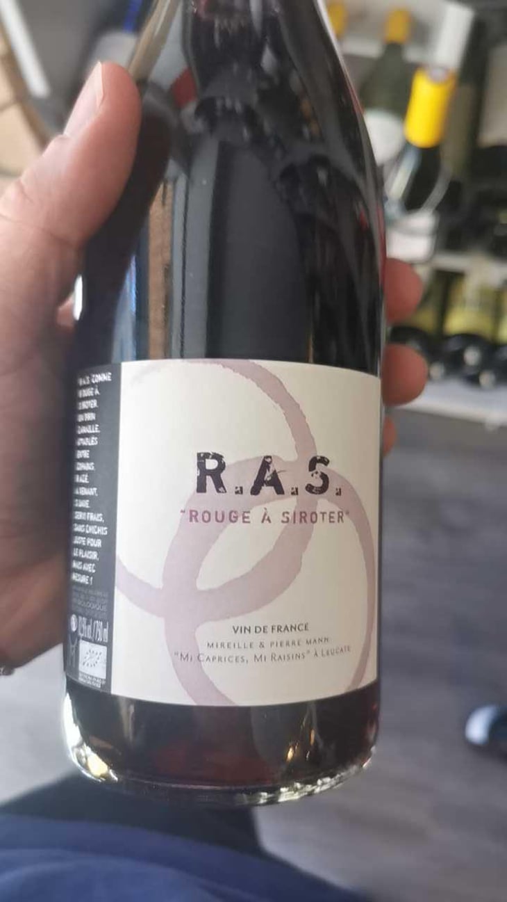 R.A.S. Rouge à Siroter - Mas des Caprices - Mireille & Pierre Mann 