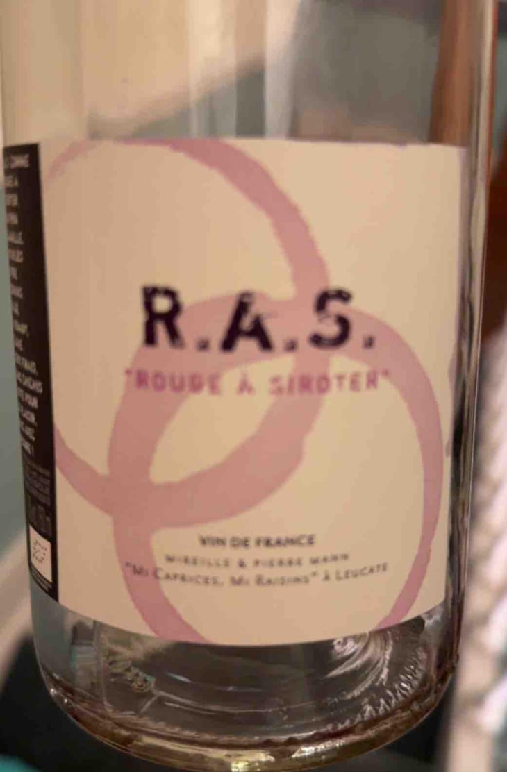 R.A.S. Rouge à Siroter - Mas des Caprices - Mireille & Pierre Mann 