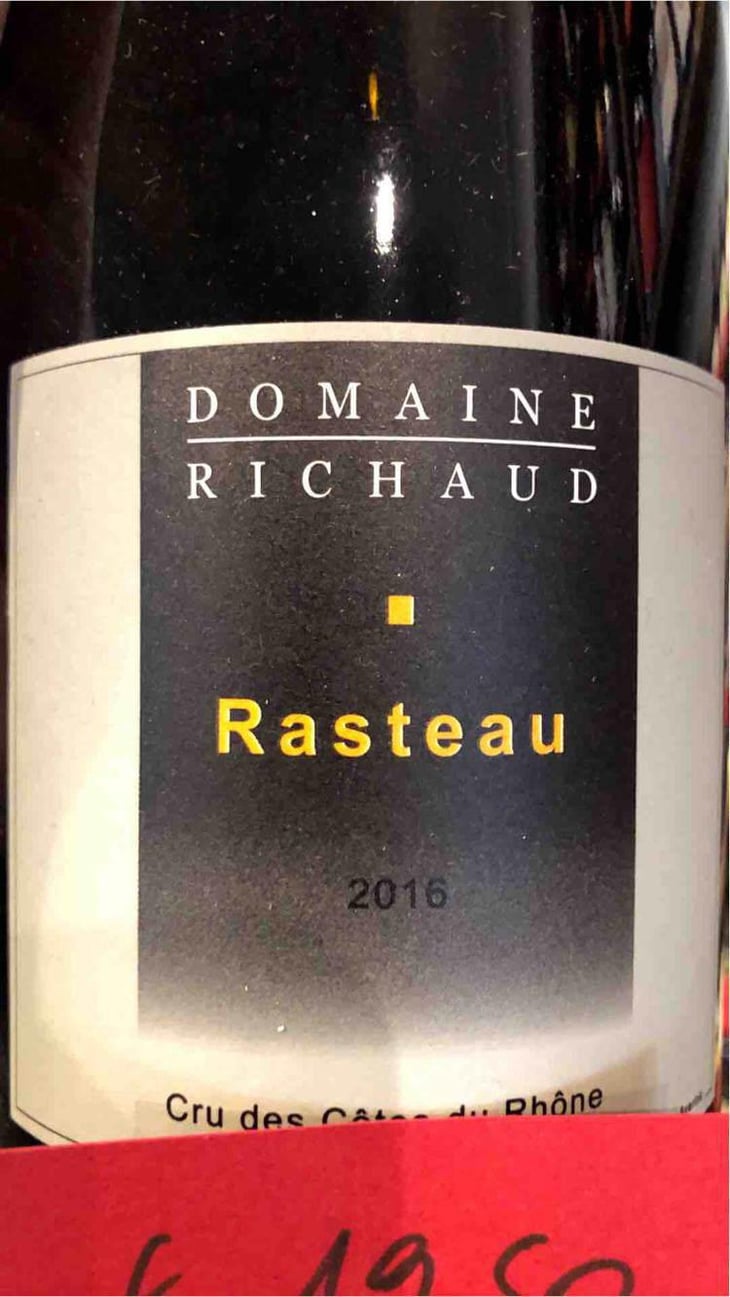 Rasteau 2016 - Domaine Marcel Richaud - Marcel Richaud -2016