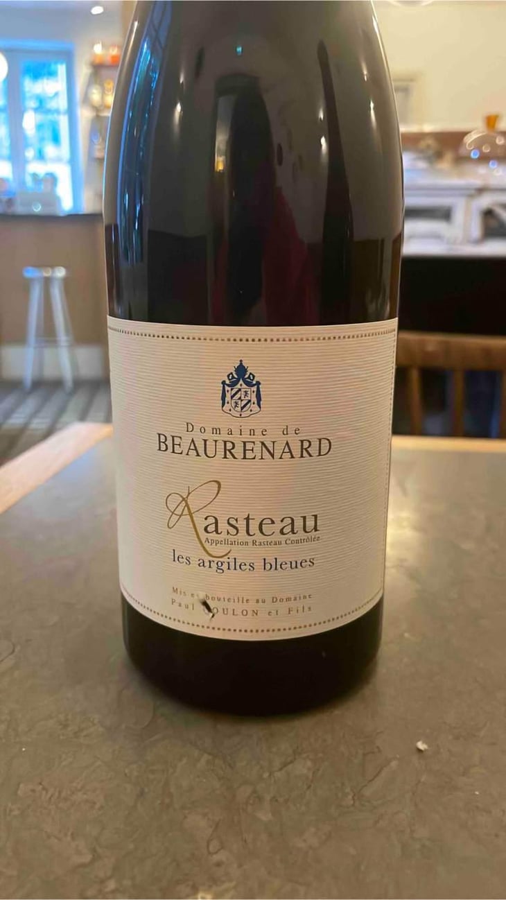 Rasteau "Les Argiles Bleues" - Domaine de Beaurenard - Daniel, Paul, Frédéric & Victor Coulon -2019