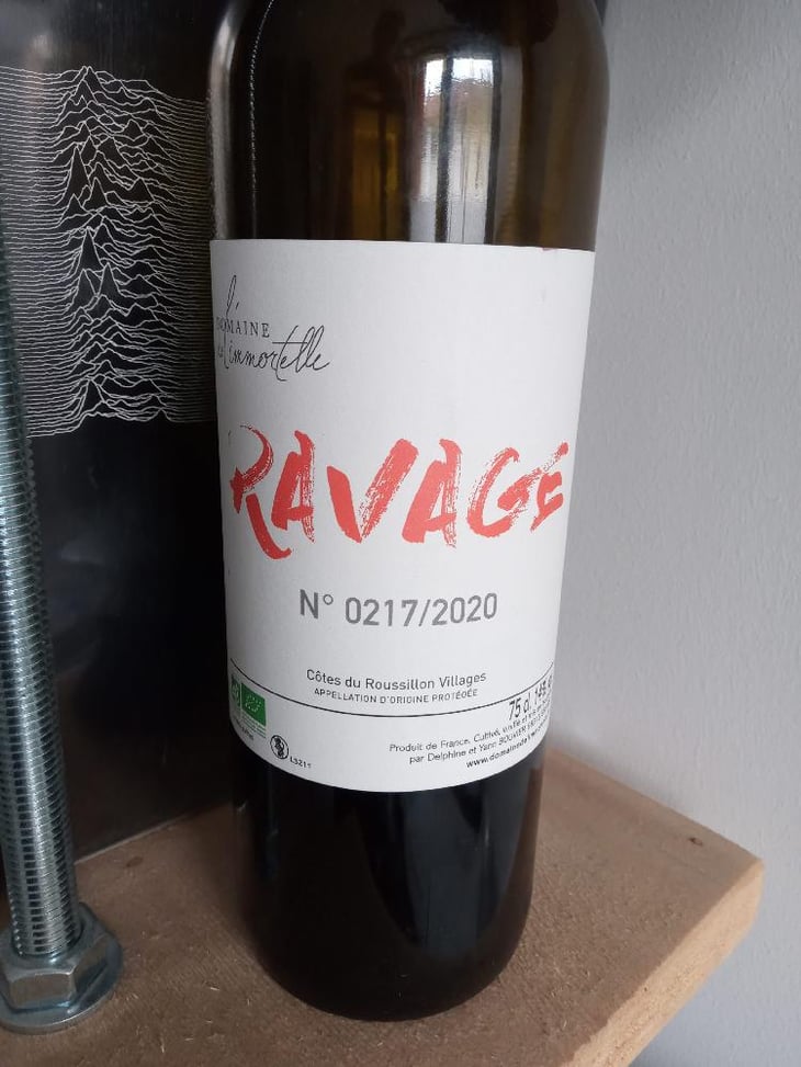 Ravage - Domaine De L'immortelle - Delphine & Yann Bouvier 