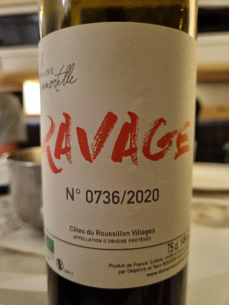 Ravage - Domaine De L'immortelle - Delphine & Yann Bouvier 