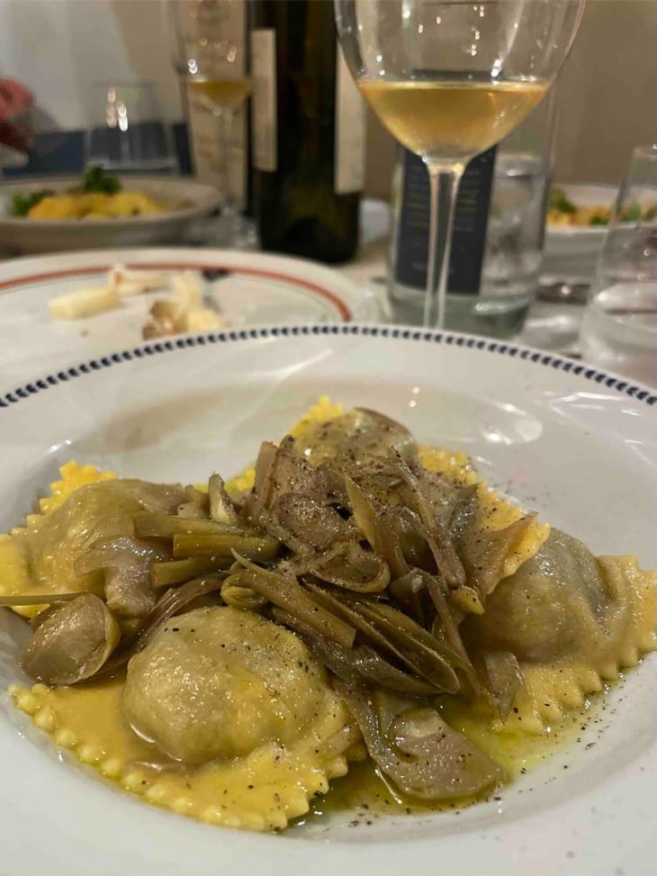 Ravioli Di Patate, Carciofi E Aglio Nero - Enoteca Spontanea - 760729
