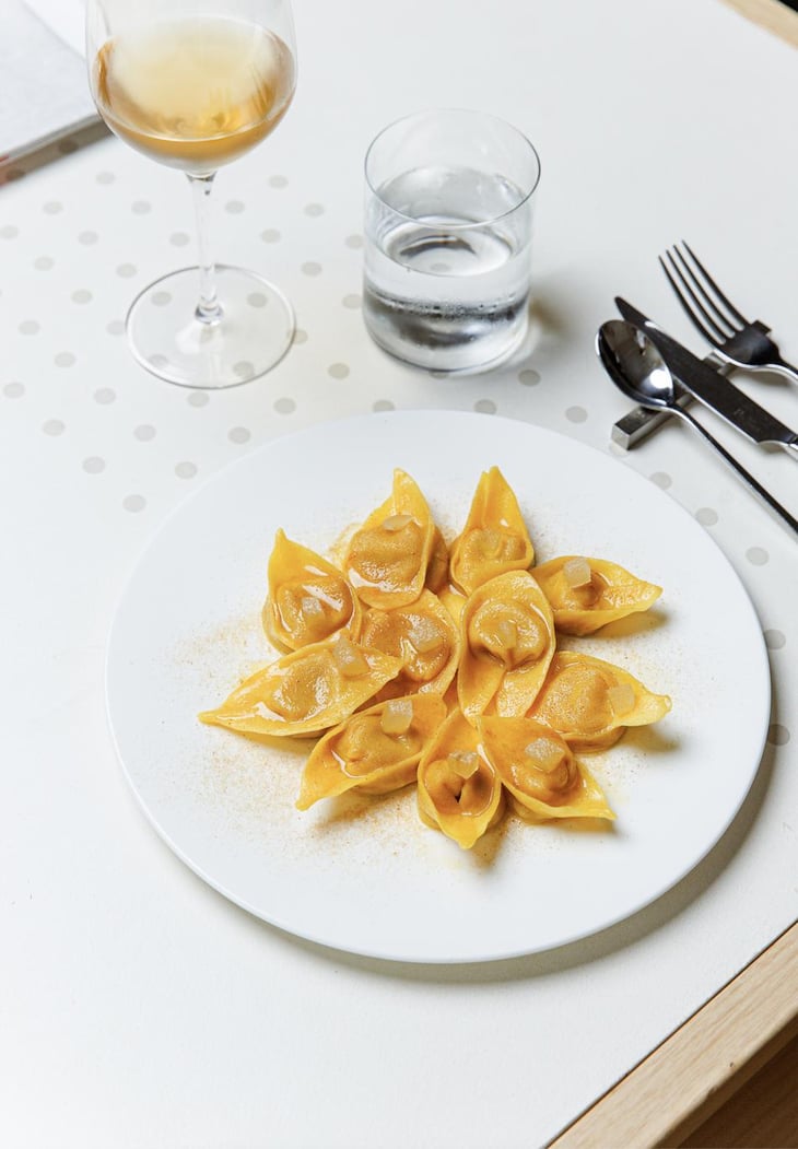 Ravioli Di Zucca Con Mostarda Di Pere E Amaretto - Laboratorio - 783745