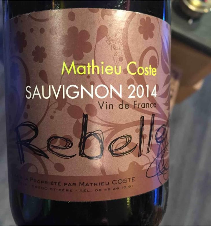 Rebelle Blanc - Domaine Bio Coste - Mathieu Coste 