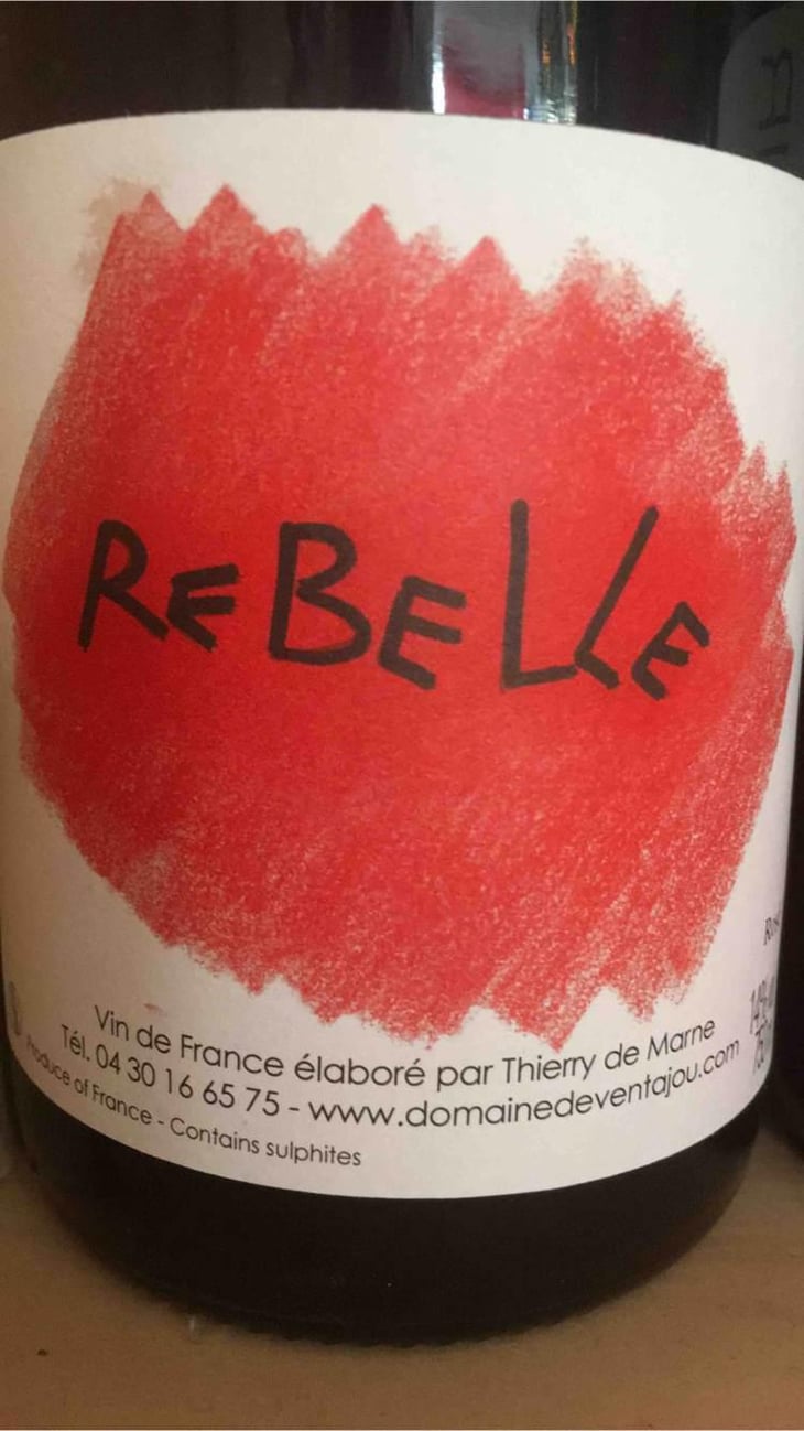 Rebelle - Domaine De Ventajou - Thierry De Marne 