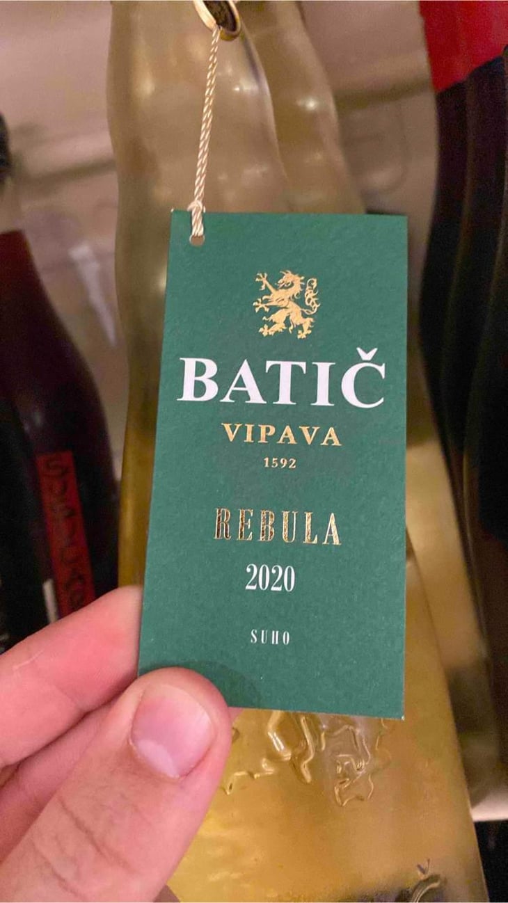 Rebula - Batič Winery - Miha Batič -2019
