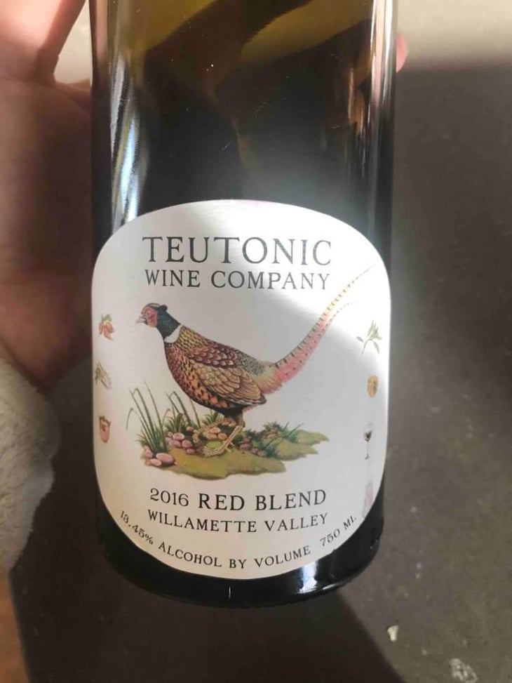 Red Blend - Teutonic Wines - Barnaby and Olga Tuttle 