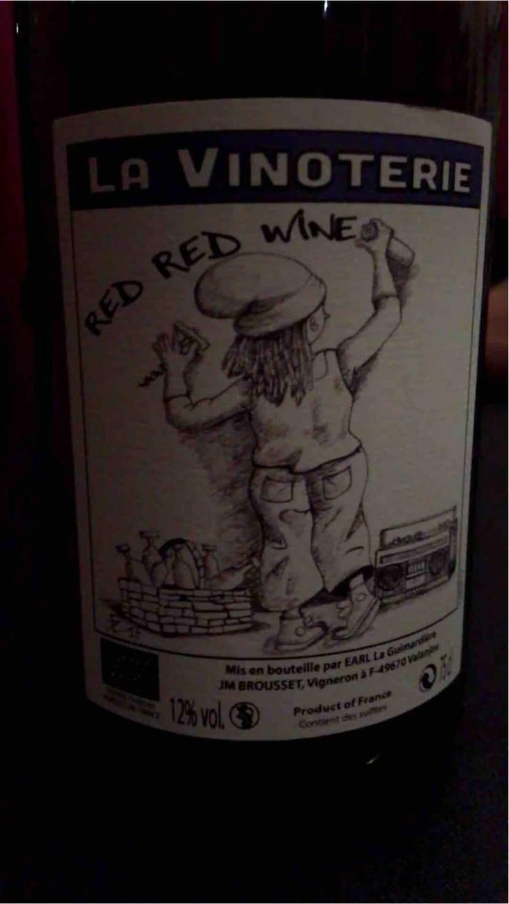Red Red Wine - La Vinoterie - Jean-Marie Brousset 