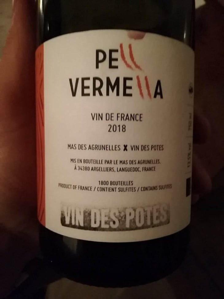 Pell Vermella 2017 - Vin des Potes - Basile Passe -2017