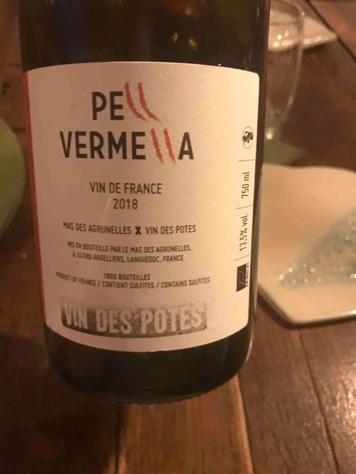 Pell Vermella 2017 - Vin des Potes - Basile Passe -2017