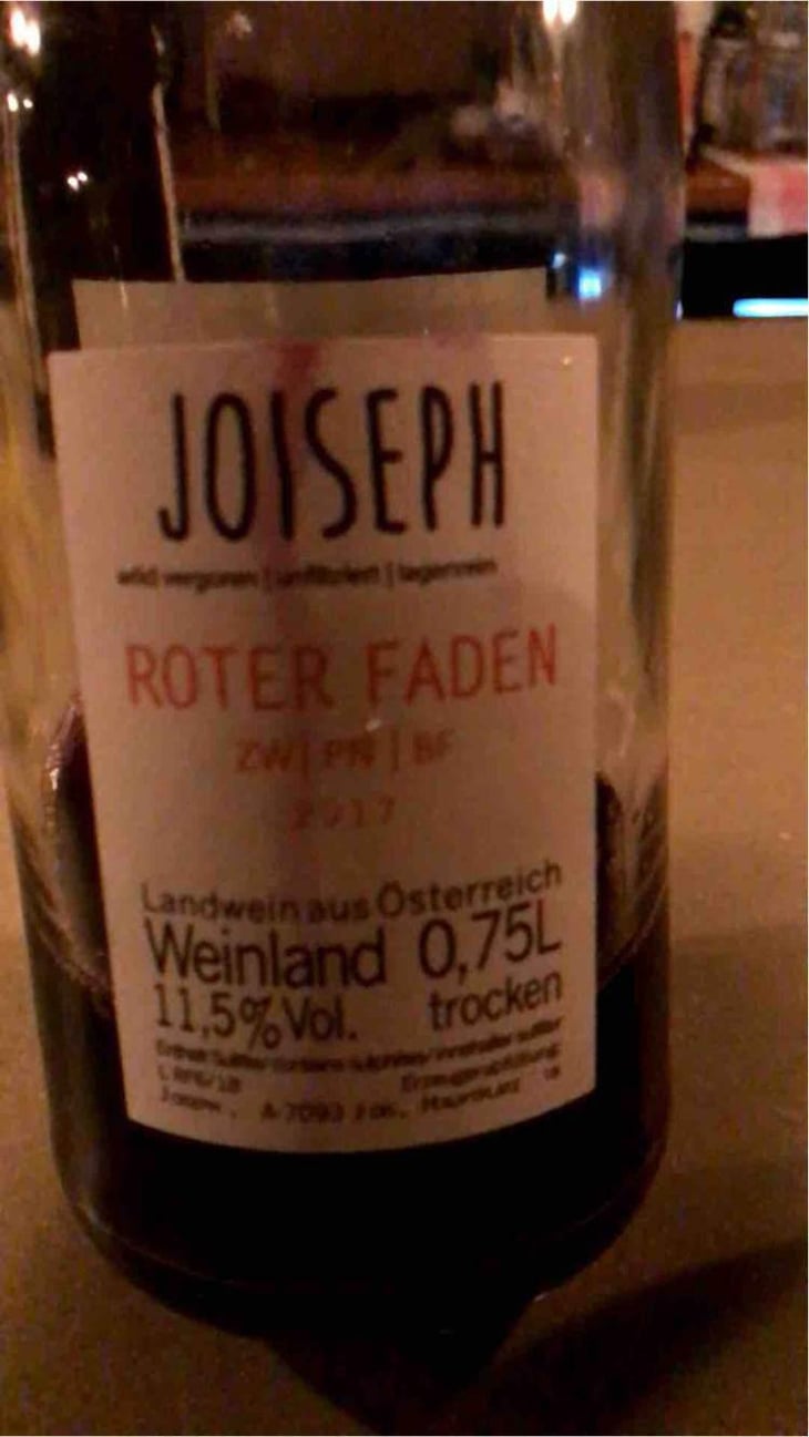Roter Faden - Joiseph Weingut - Richard Artner, Xandl Kagl & Luka Zeichmann 