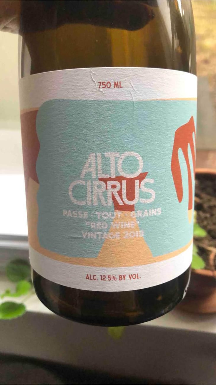 “Red Wine” - Alto Cirrus - Colin Shirek 