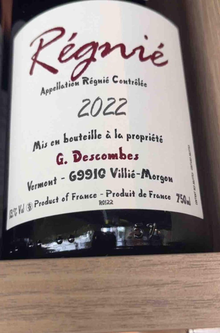 Régnié - Georges Descombes - Georges Descombes 