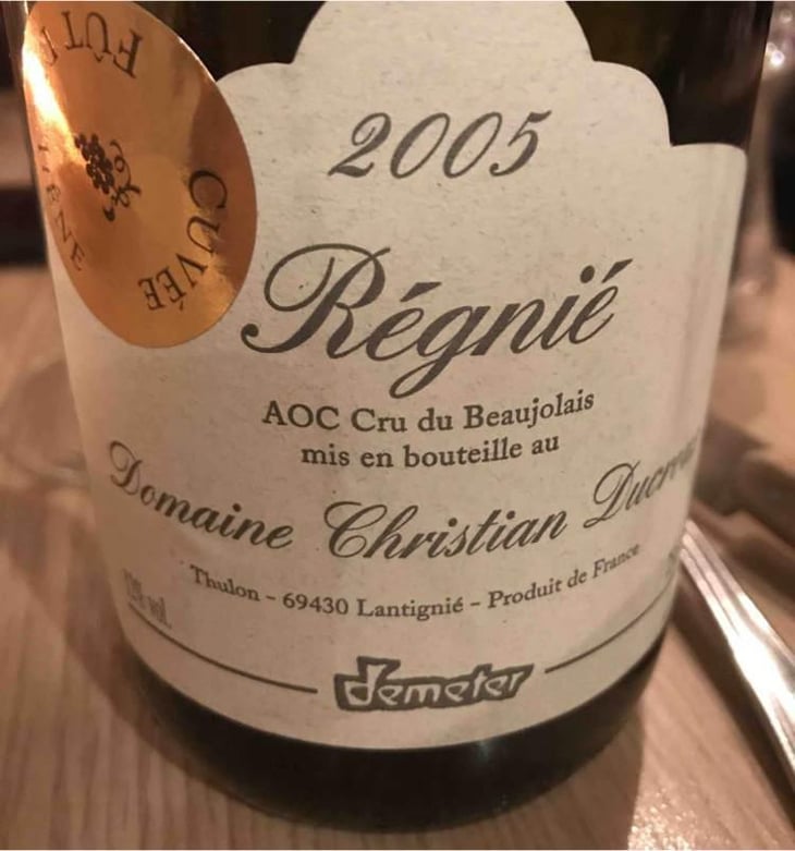Régnié - Christian Ducroux - Christian Ducroux 