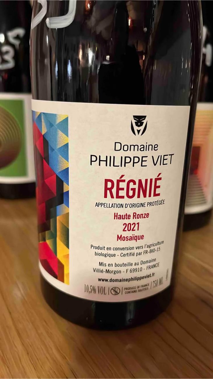 Regnie Haute Ronze - Domaine Philippe Viet - Philippe Viet -2021