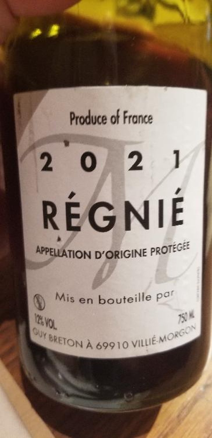 Regnié - Domaine Guy Breton - P'tit Max - Guy Breton 