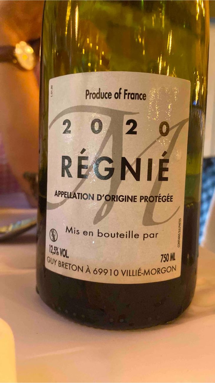 Regnié - Domaine Guy Breton - P'tit Max - Guy Breton 