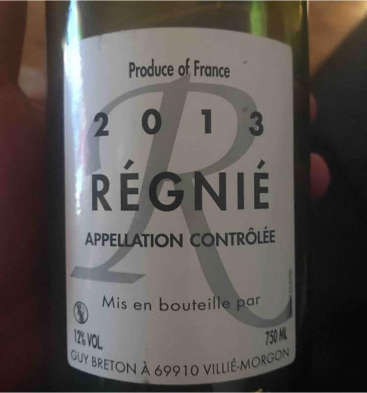 Regnié - Domaine Guy Breton - P'tit Max - Guy Breton 