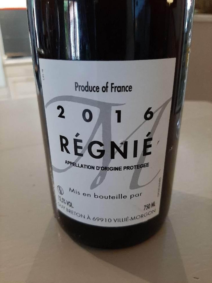 Regnié - Domaine Guy Breton - P'tit Max - Guy Breton 