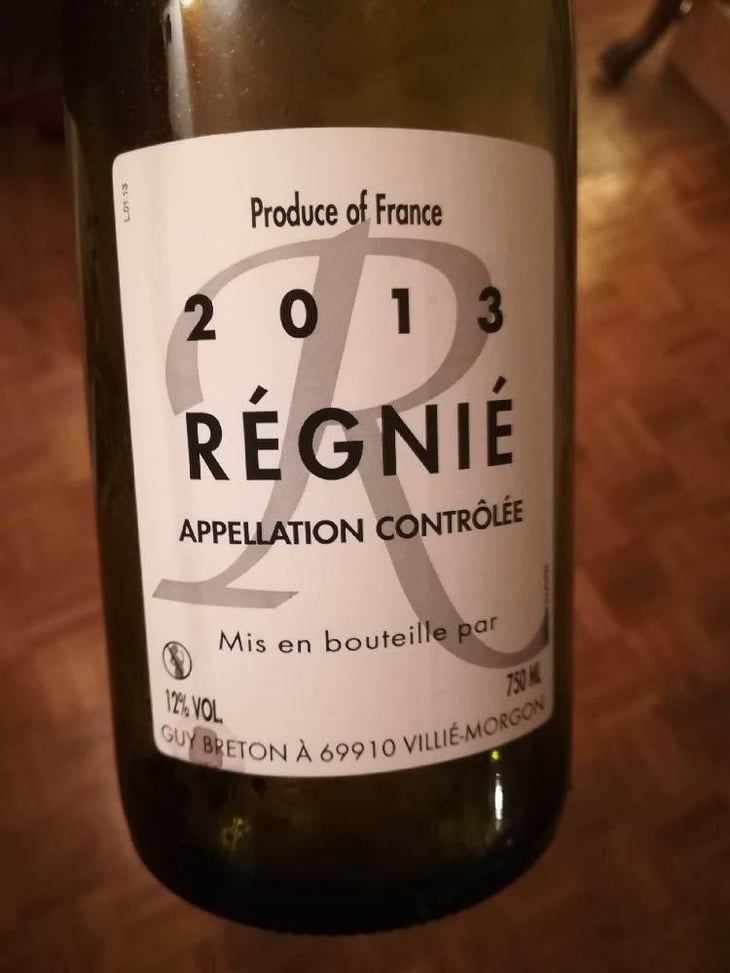 Regnié - Domaine Guy Breton - P'tit Max - Guy Breton 