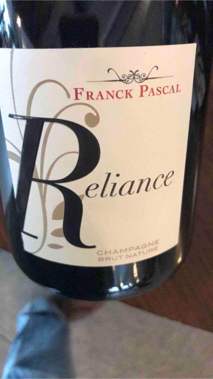 Reliance Brut Nature - Franck Pascal - Franck & Isabelle Pascal 