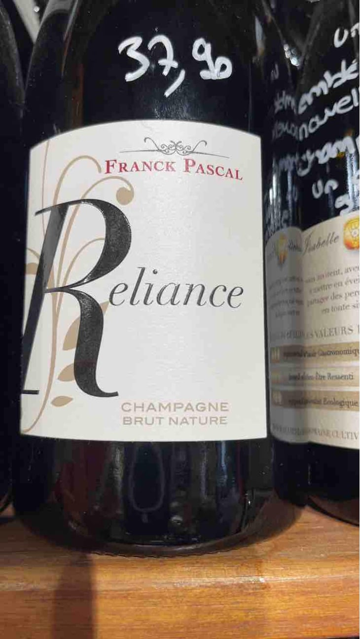 Reliance Brut Nature - Franck Pascal - Franck & Isabelle Pascal 