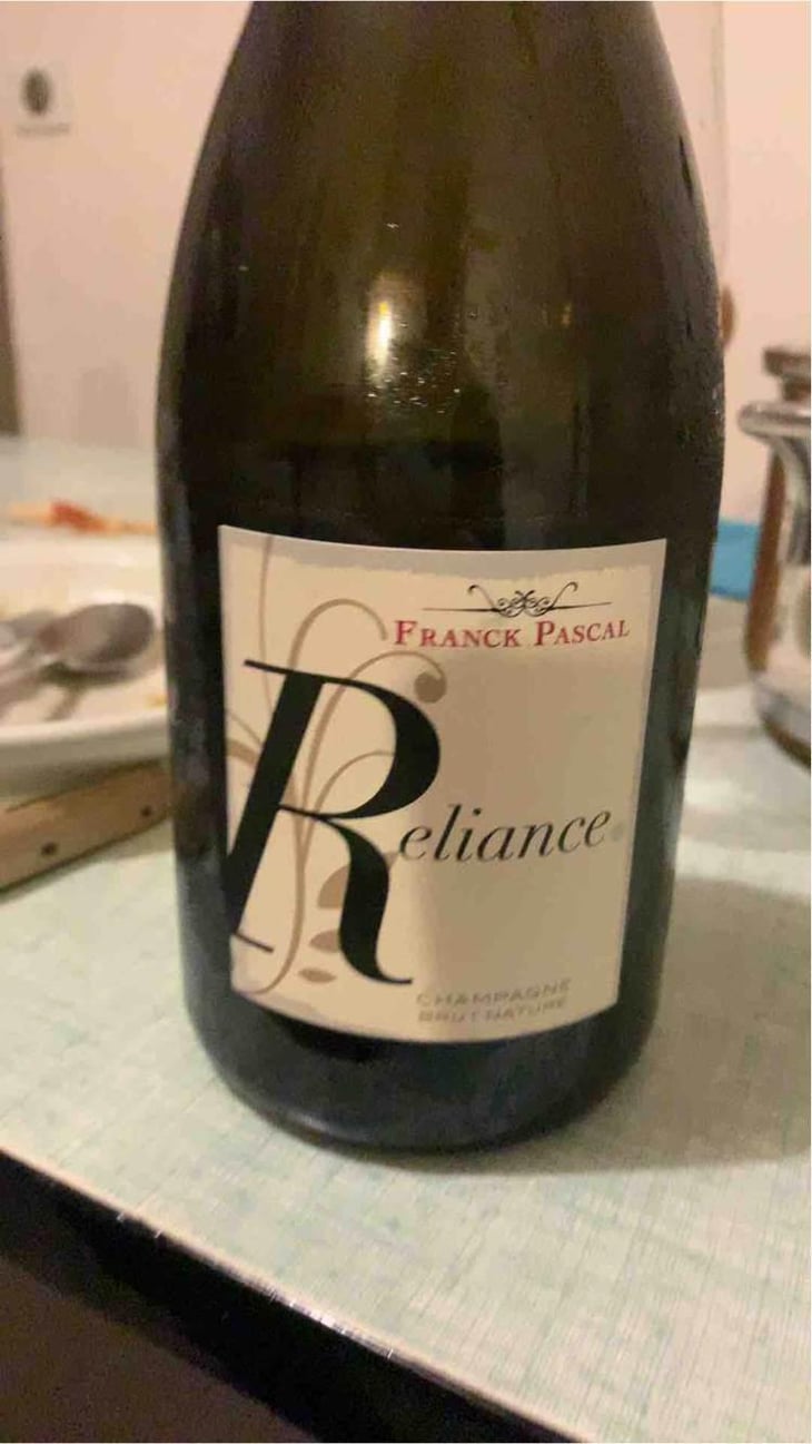 Reliance Brut Nature - Franck Pascal - Franck & Isabelle Pascal 
