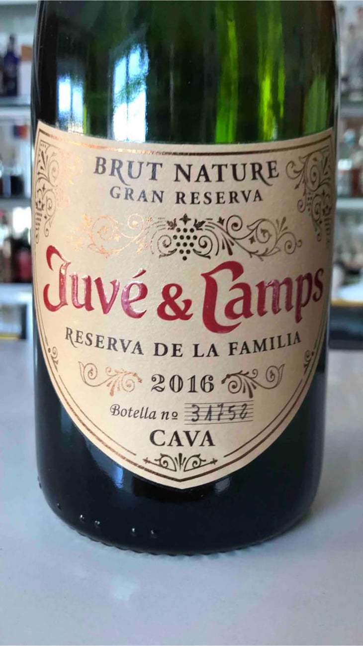 “Reserva de la Familia” Cava Brut Nature - Juvè & Camps - Toni Cantos -2016