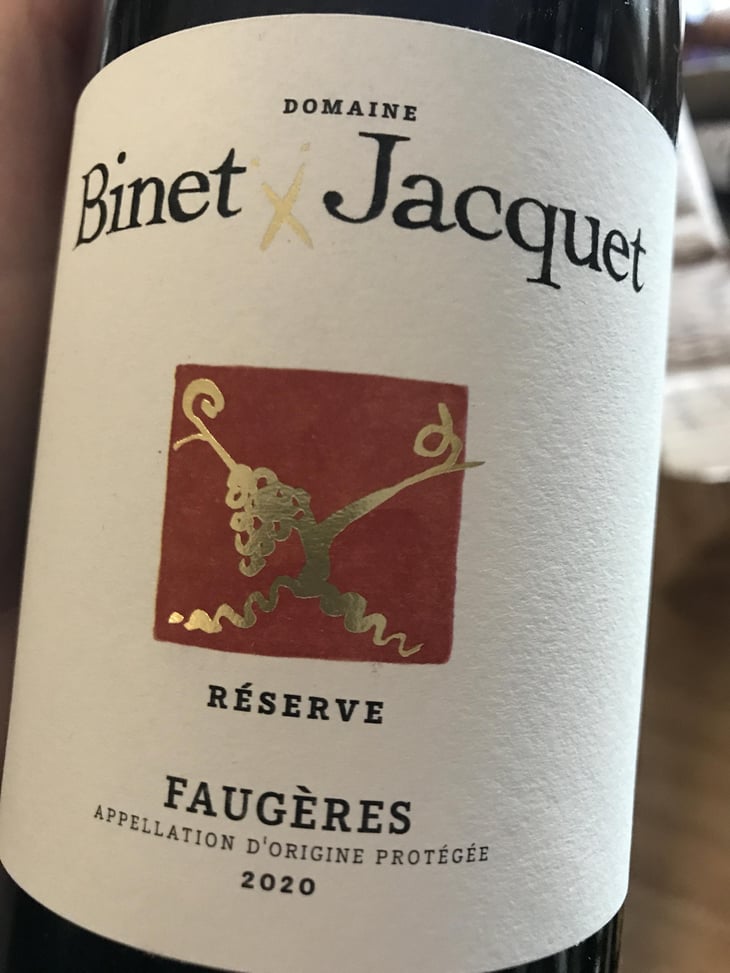 Faugères Réserve - Binet-Jacquet - Olivier Binet & Pierre Jacquet 