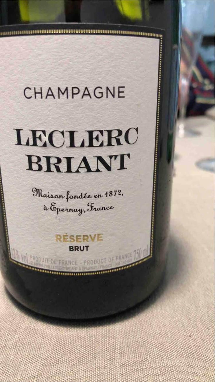 Réserve Brut - Champagne Leclerc Briant - Frédéric Zeimett 