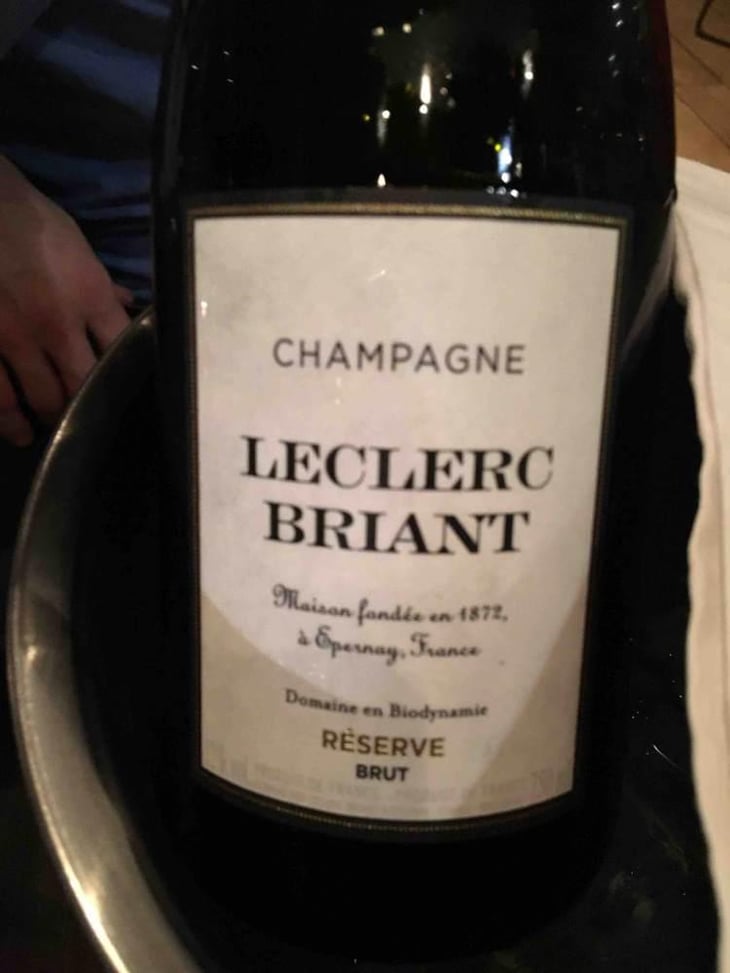 Réserve Brut - Champagne Leclerc Briant - Frédéric Zeimett 