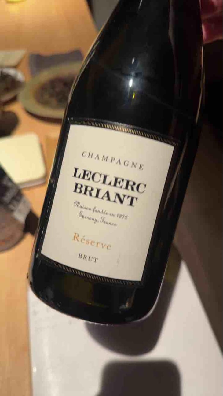 Réserve Brut - Champagne Leclerc Briant - Frédéric Zeimett 
