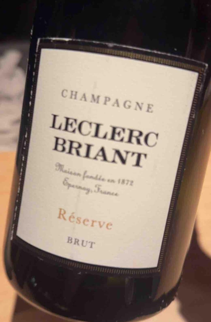 Réserve Brut - Champagne Leclerc Briant - Frédéric Zeimett 