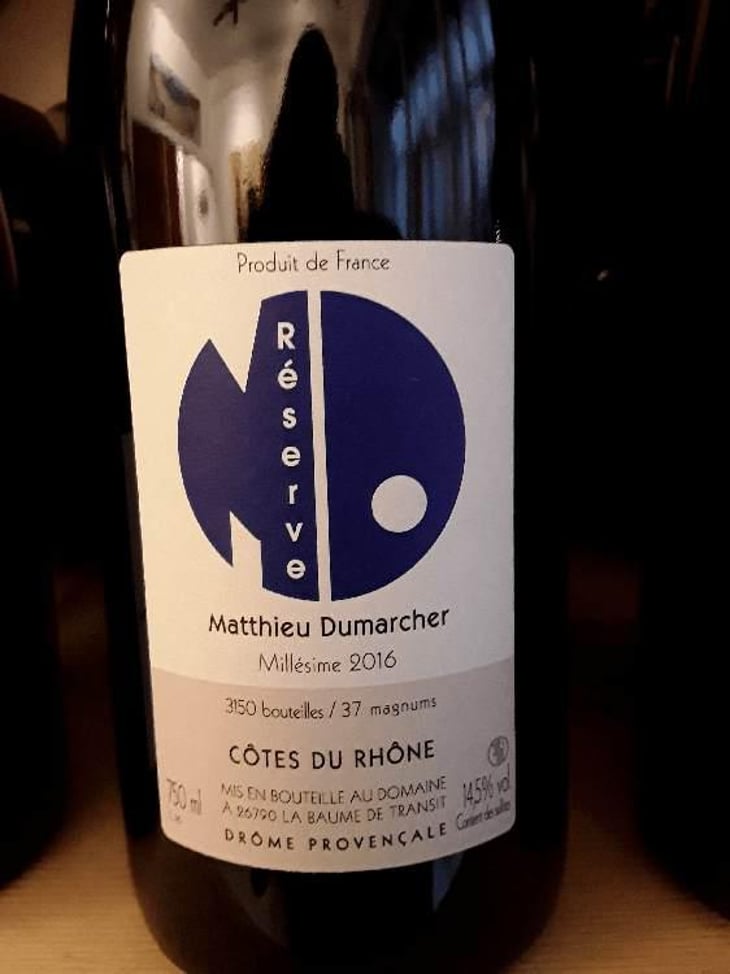 Réserve - Domaine Matthieu Dumarcher - Matthieu Dumarcher 
