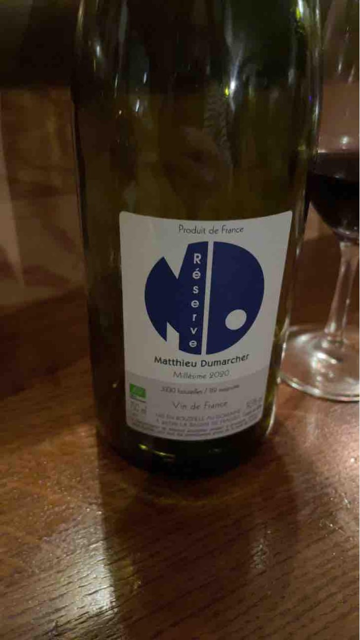Réserve - Domaine Matthieu Dumarcher - Matthieu Dumarcher 
