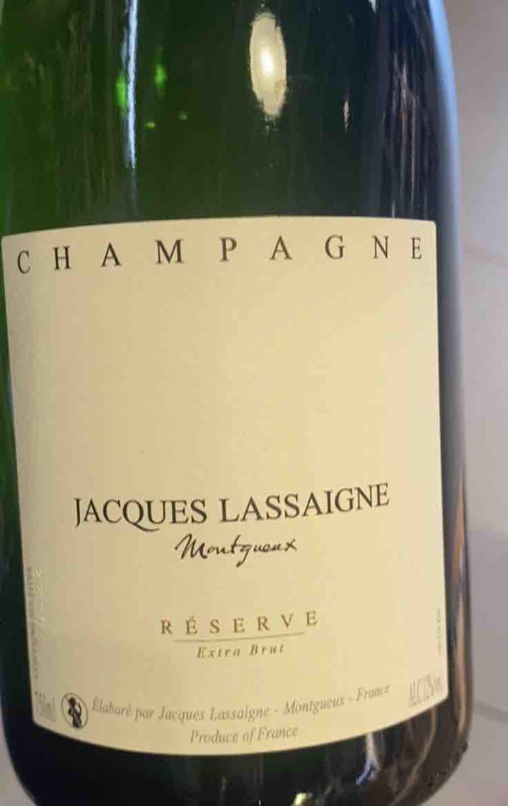 Réserve Extra Brut - Champagne Jacques Lassaigne - Emmanuel Lassaigne 