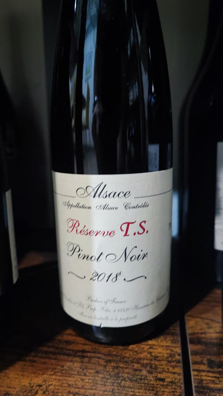 Réserve T.S. Pinot Noir - Gérard Schueller & Fils - Bruno Schueller -2018
