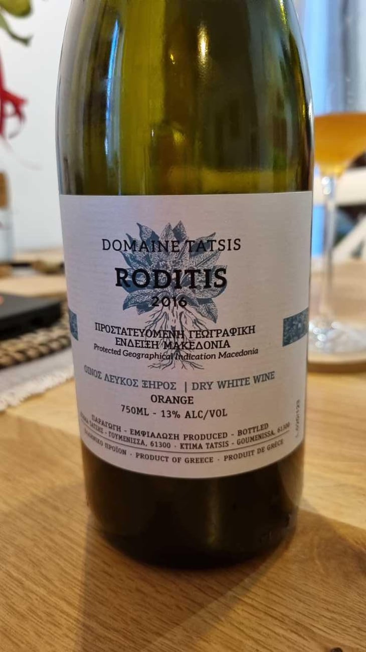 Resin Flavour Roditis - Tatsis Winery - Perikles & Stergios Tatsis 